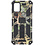 Ntech Hoesje Geschikt Voor Samsung Galaxy A71 (4G) Hoesje - Rugged Extreme Backcover Blaadjes Camouflage met Kickstand - Groen