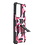 Ntech Hoesje Geschikt Voor Samsung Galaxy S21 Ultra Hoesje - Rugged Extreme Backcover Camouflage met Kickstand - Pink