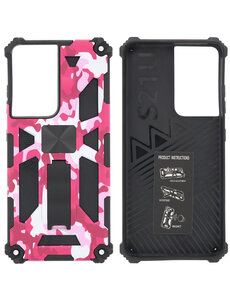 Ntech Samsung Galaxy S21 Ultra Hoesje Rugged Extreme Backcover