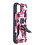 Ntech Hoesje Geschikt voor iPhone 11 Hoesje - Rugged Extreme Backcover Camouflage met Kickstand - Pink