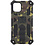 Ntech Hoesje Geschikt voor iPhone 12 Mini Hoesje - Rugged Extreme Backcover Army Camouflage met Kickstand - Groen