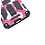 Ntech Hoesje Geschikt voor iPhone 12 Mini Hoesje - Rugged Extreme Backcover Camouflage met Kickstand Pink