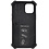 Ntech Hoesje Geschikt voor iPhone 12 Mini Hoesje - Rugged Extreme Backcover Camouflage met Kickstand - Paars