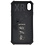 Ntech Hoesje Geschikt voor iPhone XR Hoesje - Rugged Extreme Backcover Marmer met Kickstand – Zwart