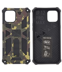 Ntech iPhone 12 Pro Max Hoesje - Rugged Extreme Backcover