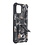 Ntech Hoesje Geschikt voor iPhone 12 Pro Max Hoesje - Rugged Extreme Backcover Takjes Camouflage met Kickstand - Grijs