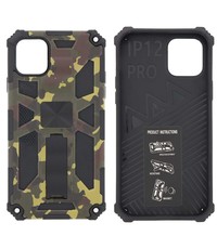 Ntech iPhone 12 (Pro) Hoesje - Rugged Extreme Backcover