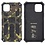 Ntech Hoesje Geschikt voor iPhone 12 (Pro) Hoesje - Rugged Extreme Backcover Army Camouflage met Kickstand - Groen