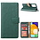 Ntech Hoesje Geschikt Voor Samsung Galaxy A53 / A53s hoesje bookcase Groen - Hoesje Geschikt Voor Samsung Galaxy A53 wallet case portemonnee hoesje - A53 5G Hoes met Pasjeshouder cover