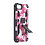 Ntech Hoesje Geschikt voor iPhone 7 Hoesje - Rugged Extreme Backcover Camouflage met Kickstand - Pink