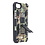 Ntech Hoesje Geschikt voor iPhone 8 Hoesje - Rugged Extreme Backcover Blaadjes Camouflage met Kickstand - Groen