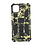 Ntech Hoesje Geschikt voor iPhone 11 Pro Max Hoesje - Rugged Extreme Backcover Army Camouflage met Kickstand - Groen