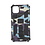 Ntech Hoesje Geschikt voor iPhone 11 Pro Max Hoesje - Rugged Extreme Backcover Camouflage met Kickstand - Paars
