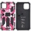 Ntech Hoesje Geschikt voor iPhone 11 Pro Hoesje - Rugged Extreme Backcover Camouflage met Kickstand - Pink