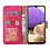 Ntech Hoesje Geschikt Voor Samsung Galaxy A33 hoesje bookcase Pink - Hoesje Geschikt Voor Samsung Galaxy A33 wallet case portemonnee hoesje - A33 5G Hoes met Pasjeshouder cover