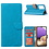Ntech Hoesje Geschikt Voor Samsung Galaxy A33 hoesje bookcase Blauw - Hoesje Geschikt Voor Samsung Galaxy A33 wallet case portemonnee hoesje - A33 5G Hoes met Pasjeshouder cover
