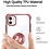 Ntech Hoesje Geschikt voor iPhone 11 Pro hoesje silicone met ringhouder Back Cover case - Transparant/Rosegoud