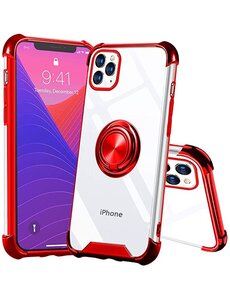 Ntech iPhone 11 Pro Max hoesje silicone met ringhouder