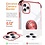 Ntech Hoesje Geschikt voor iPhone 12 Pro Max hoesje silicone met ringhouder Back Cover case – Transparant/Rosegoud