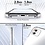 Ntech Hoesje Geschikt voor iPhone 11 Pro Max hoesje silicone met ringhouder Back Cover case - Transparant/Zilver