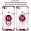 Ntech Hoesje Geschikt voor iPhone 7 hoesje silicone met ringhouder Back Cover case - Transparant/Rosegoud