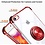 Ntech Hoesje Geschikt voor iPhone 8 hoesje silicone met ringhouder Back Cover case - Transparant/Rood