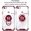 Ntech Hoesje Geschikt voor iPhone 8 Plus hoesje silicone met ringhouder Back Cover case - Transparant/Rosegoud