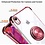 Ntech Hoesje Geschikt voor iPhone XR hoesje silicone met ringhouder Back Cover case - Transparant/Rosegoud