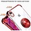 Ntech Hoesje Geschikt voor iPhone X hoesje silicone met ringhouder Back Cover case - Transparant/Rood