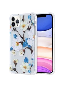Ntech Hoesje met bloemenprint iPhone 11Luxe