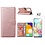 Ntech Hoesje Geschikt Voor Samsung Galaxy A53 / A53s hoesje bookcase Rose Goud - Hoesje Geschikt Voor Samsung Galaxy A53 5G case portemonnee hoesje - Galaxy A53 book case hoes cover - Hoesje Geschikt Voor Samsung Galaxy A53 screenprotector / tempered glass 2 Pa