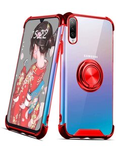 Ntech Samsung  A40 silicone hoesje met ringhouder