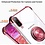 Ntech Hoesje Geschikt voor Huawei P Smart 2019 hoesje silicone met ringhouder Back Cover Case - Transparant/Rosegoud