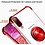 Ntech Hoesje Geschikt voor Huawei P Smart 2019 hoesje silicone met ringhouder Back Cover Case - Transparant/Rood