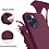 Ntech Hoesje Geschikt voor iPhone 12 Pro Max Soft Nano siliconen Gel Bordeaux Rood Hoesje Met 2X Glazen screenprotector