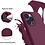 Ntech Hoesje Geschikt voor iPhone 13 Pro Max Soft Nano siliconen Gel Bordeaux Rood Hoesje Met 2X Glazen screenprotector