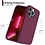 Ntech Hoesje Geschikt voor iPhone 13 Pro Soft Nano siliconen Gel Bordeaux Rood Hoesje Met 2X Glazen screenprotector