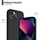 Ntech Hoesje Geschikt voor iPhone 13 Soft Nano siliconen Gel Zwart Hoesje Met 2X Glazen screenprotector