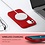 Ntech Hoesje Geschikt voor iPhone 12/12 Pro Soft Nano siliconen Gel Rood Hoesje Met 2X Glazen screenprotector