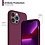 Ntech Hoesje Geschikt voor iPhone 12 Pro Max Soft Nano siliconen Gel Bordeaux Rood Hoesje Met 2X Glazen screenprotector