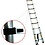 Merkloos  Telescoop ladder - Aluminium Telescopische ladder - 5.15m