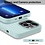 Ntech Hoesje Geschikt voor iPhone 13 Soft Nano siliconen Gel Mint Groen Hoesje Met 2X Glazen screenprotector