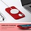 Ntech Hoesje Geschikt voor iPhone 13 Mini Soft Nano siliconen Gel Rood Hoesje Met 2X Glazen screenprotector