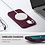 Ntech Hoesje Geschikt voor iPhone 12 Mini Soft Nano siliconen Gel Bordeaux Rood Hoesje Met 2X Glazen screenprotector