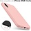 Ntech Hoesje Geschikt voor iPhone XR Soft Nano siliconen Gel Roze Hoesje Met 2X Glazen screenprotector