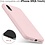 Ntech Hoesje Geschikt voor iPhone XR Soft Nano siliconen Gel Licht Roze Hoesje Met 2X Glazen screenprotector