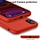 Ntech Hoesje Geschikt voor iPhone XR Soft Nano siliconen Gel Rood Hoesje Met 2X Glazen screenprotector