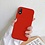 Ntech Hoesje Geschikt voor iPhone XR Soft Nano siliconen Gel Rood Hoesje Met 2X Glazen screenprotector