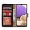 Ntech Hoesje Geschikt Voor Samsung Galaxy A73 hoesje bookcase Zwart - Hoesje Geschikt Voor Samsung Galaxy A73 wallet case portemonnee hoesje - A73 5G Hoes met Pasjeshouder cover
