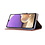 Ntech Hoesje Geschikt Voor Samsung Galaxy A73 hoesje bookcase Rose Goud - Hoesje Geschikt Voor Samsung Galaxy A73 wallet case portemonnee hoesje - A73 5G Hoes met Pasjeshouder cover